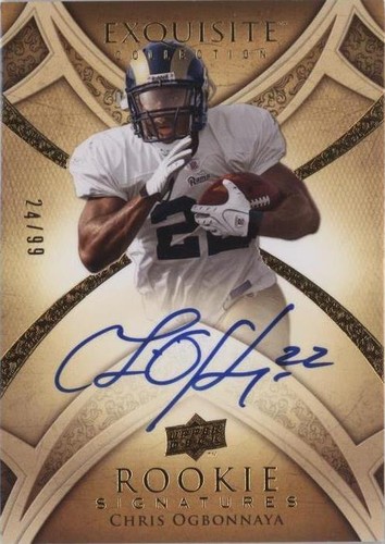 2009 Upper Deck Exquisite Collection Chris Ogbonnaya #159