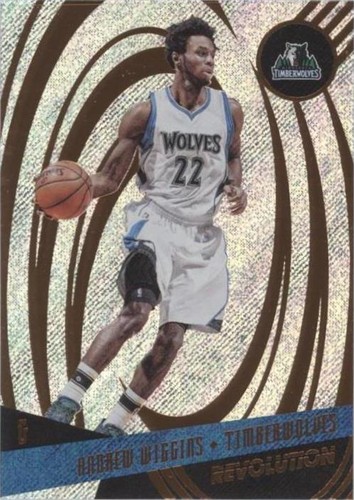 スポーツ選手 Panini Noir Andrew Wiggins RC patch auto 2014 Panini Noir Andrew Wiggins Rookie Patch Auto /99 4 clr