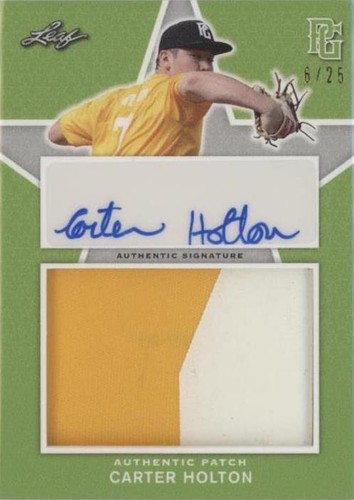 2020 Leaf Perfect Game National Showcase - Carter Holton #PA-CH2
