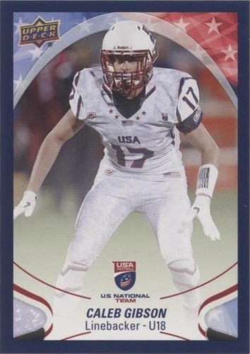 2017 Upper Deck USA Football Caleb Gibson #24