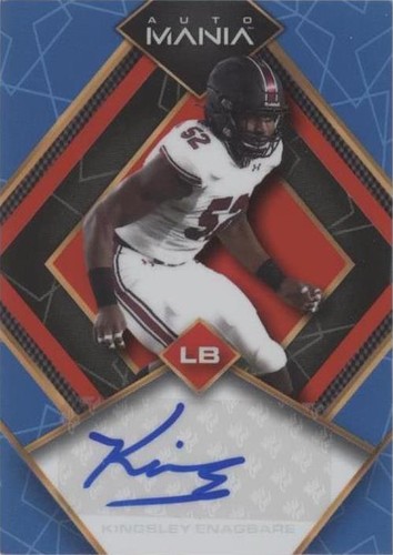 2022 Wild Card Auto Mania Kingsley Enagbare #AM-D26