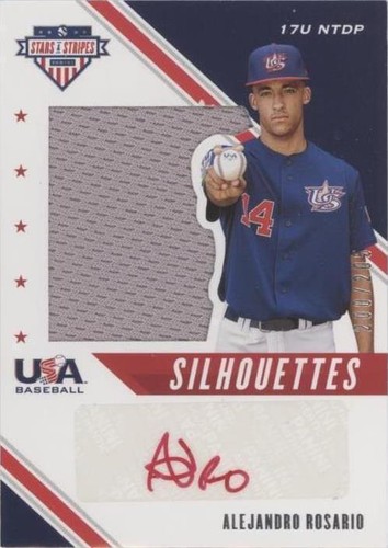 2020 Panini USA Baseball Stars & Stripes - Alejandro Rosario #USJ-AJ