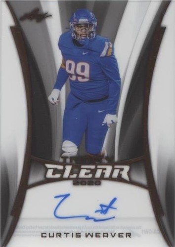 2020 Leaf Trinity Curtis Weaver #CA-CW1