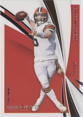 2021 Panini Immaculate Collection Baker Mayfield #15