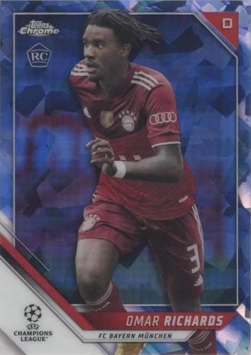 2021-22 Topps Chrome UCL Sapphire Edition Omar Richards #146