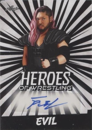 2023 Leaf Heroes of Wrestling - Evil #BA-E1