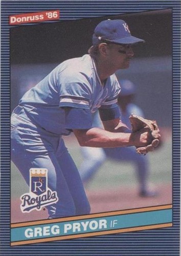1986 Donruss - Greg Pryor #344