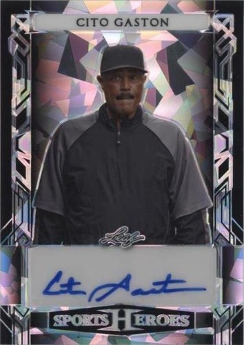 2024 Leaf Metal Sports Heroes - Cito Gaston #BA-CG1
