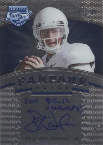 2012 Press Pass Fanfare Brandon Weeden #FF-BW