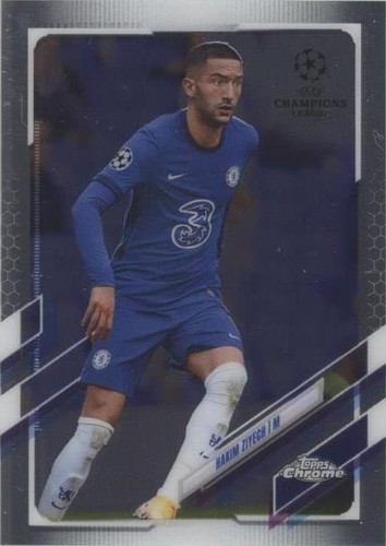 2021 Topps Chrome Champions Pink Wave Hakim Ziyech Chelsea FC #84