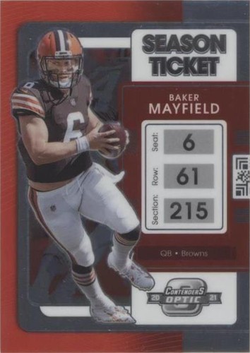 スポーツ選手 NFL CONTENDERS 18RC AUTO Baker Mayfield Baker Mayfield 2018 Contenders #101 Rookie Ticket Auto