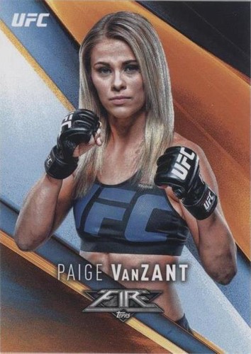 2017 Topps UFC Fire - Paige VanZant #21