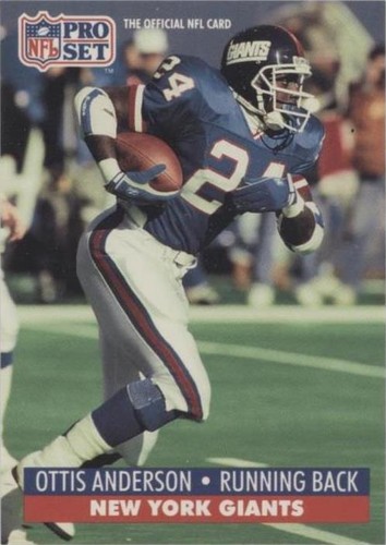 1991 Pro Set Ottis Anderson #595