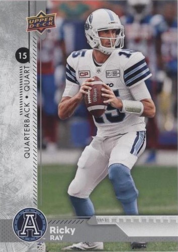 2018 Upper Deck CFL Ricky Ray #1