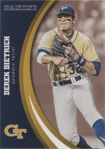 2016 Panini Georgia Tech Yellow Jackets - Derek Dietrich #28