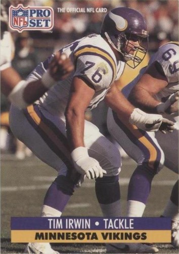 1991 Pro Set Tim Irwin #218