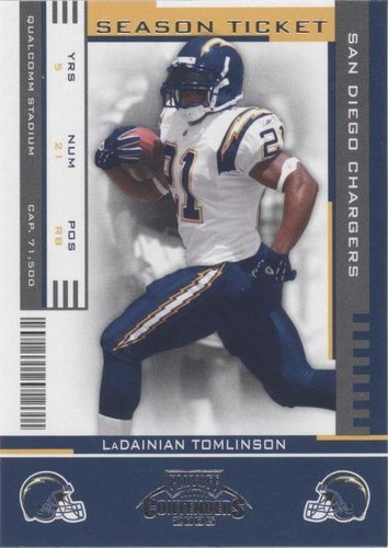 2005 Playoff Contenders LaDainian Tomlinson #82