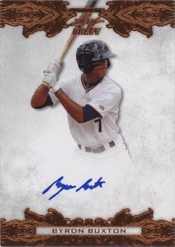 2015 Leaf Ultimate Draft - Byron Buxton #BA-BB1