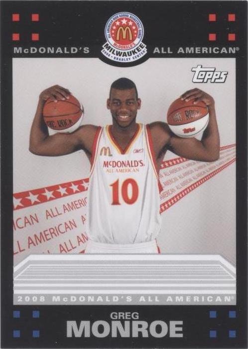 2008 Topps McDonald's All-American Game - Грег Монро #GM
