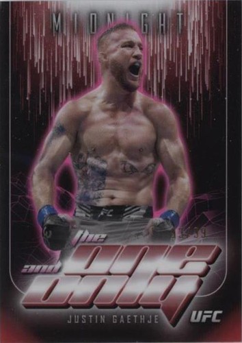 2024 Topps Midnight UFC - Justin Gaethje #TO-18