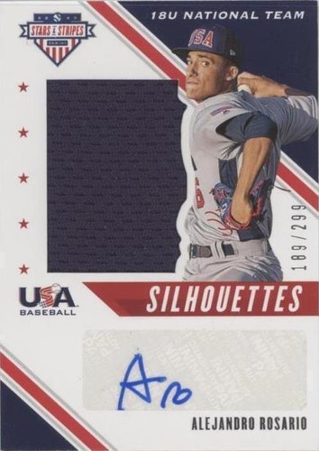 2020 Panini USA Baseball Stars & Stripes - Alejandro Rosario #USJ-AR