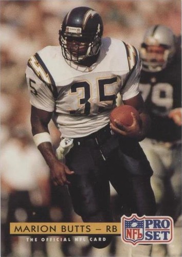 1992 Pro Set Marion Butts #308