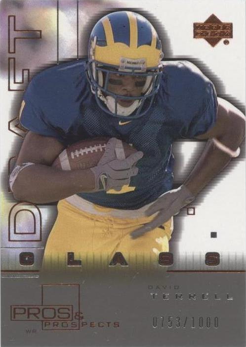 2001 Upper Deck Pros & Prospects David Terrell #121