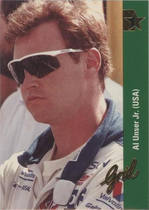 1992 Grid Motorcard Formula 1 - Al Unser Jr. #162