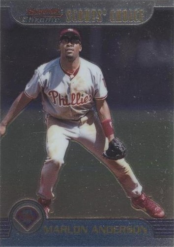 1999 Bowman Chrome - Marlon Anderson #SC14