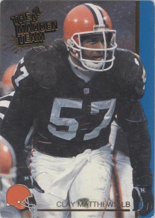 1991 Action Packed The All-Madden Team Clay Matthews #36