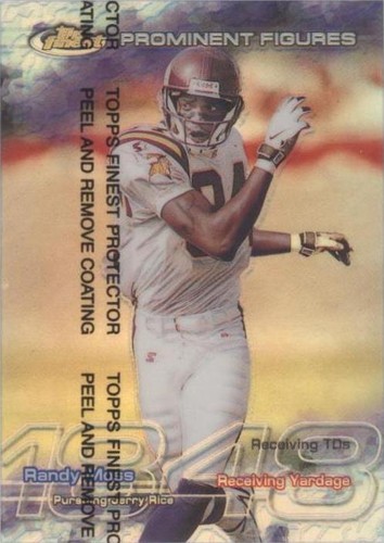 1999 Topps Finest Randy Moss #PF57