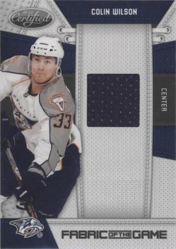 2010-11 Certified - Colin Wilson #COW