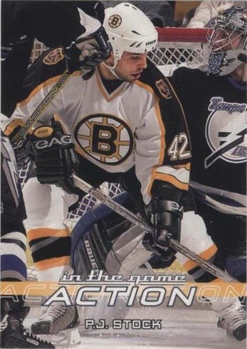 2003-04 In the Game Action - P.J. Stock #71