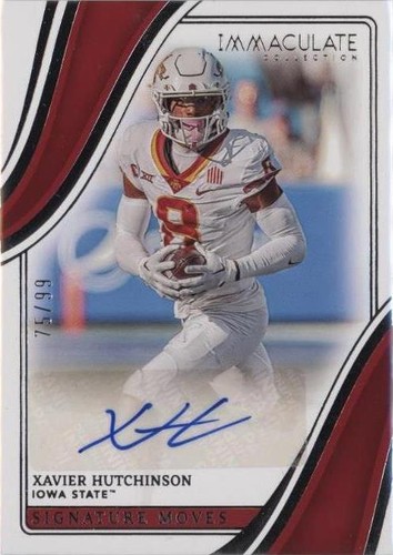 2023 Panini Immaculate Collection Collegiate Xavier Hutchinson #SM-XH