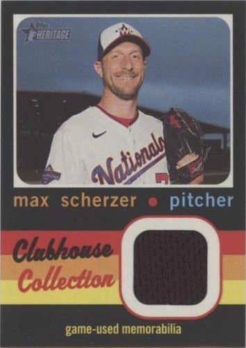 2020 Topps Heritage High Number - Max Scherzer #CCR-MS