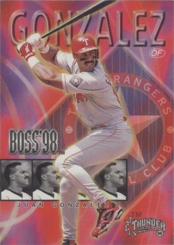 1998 Skybox Circa Thunder - Juan González #6 B