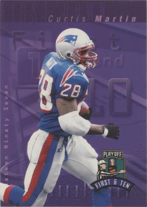 1997 Playoff First & Ten Curtis Martin #167