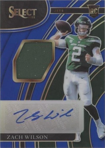 2021 Panini Select Zach Wilson #RSM-ZWI