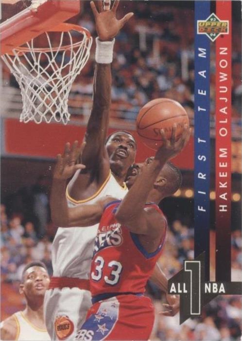 Cubierta superior 1993-94 - Hakeem Olajuwon #AN3