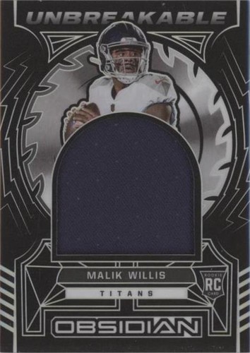 2022 Panini Obsidian Malik Willis #UM-MWI