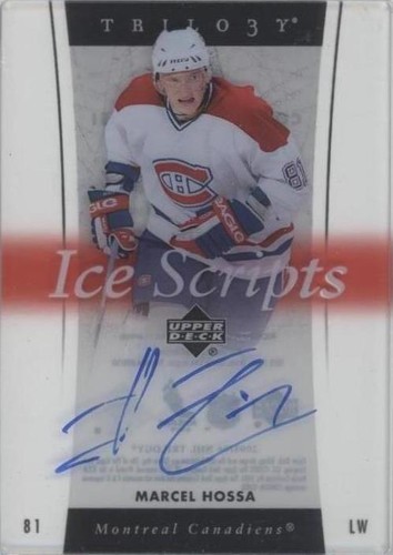 2005-06 Upper Deck Trilogy - Marcel Hossa #IS-HS