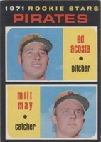 1971 O-Pee-Chee - Ed Acosta Milt May #343