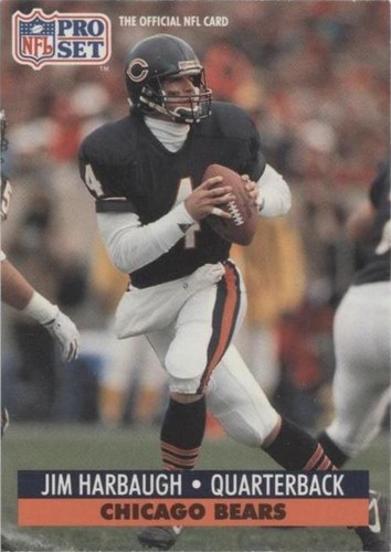 1991 Pro Set Mobil FACT Jim Harbaugh #104