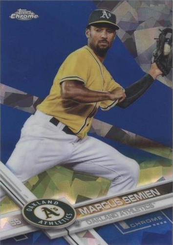 2017 Topps Chrome Sapphire Edition - Marcus Semien #97
