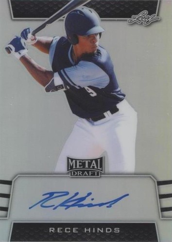 2019 Leaf Metal Draft - Rece Hinds #BA-RH1