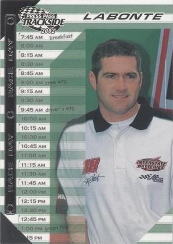 2002 Press Pass Trackside - Bobby Labonte #62