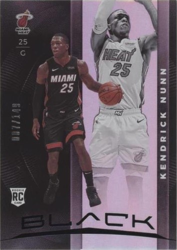 2019-20 Panini Black - Kendrick Nunn #71