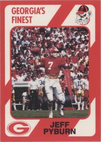 1989 Collegiate Collection Georgia Bulldogs Jeff Pyburn #119