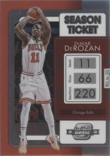 2021-22 Panini Contenders Optic - DeMar DeRozan #38