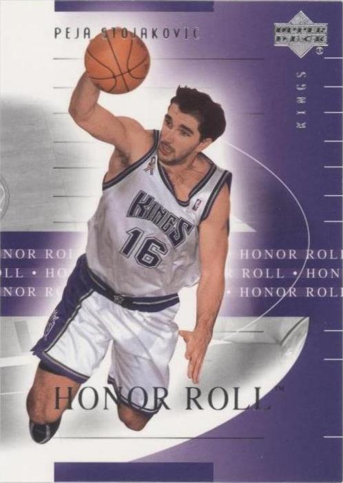 Rollo de honor de cubierta superior 2001-02 - Peja Stojakovic #76
